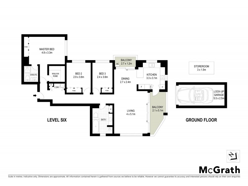6E/83 Gerrale Street, Cronulla NSW 2230 Floorplan