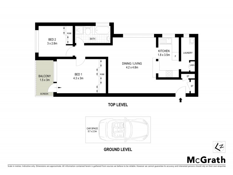 7/62 Kingsway, Cronulla NSW 2230 Floorplan