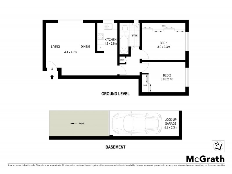 3/11 Hercules Road, Brighton-le-sands NSW 2216 Floorplan