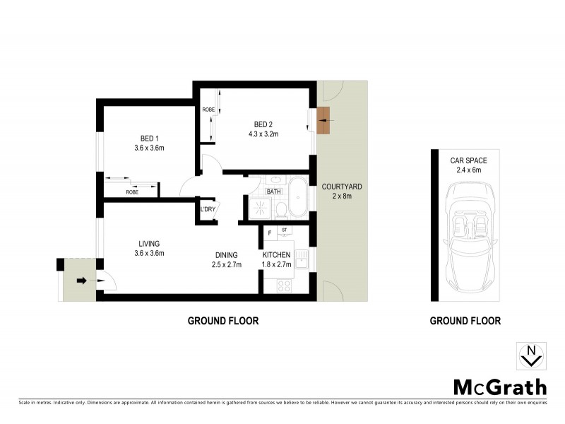 2/24 Tullimbar Road, Cronulla NSW 2230 Floorplan