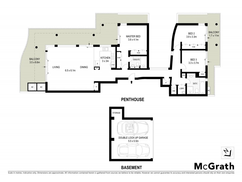 11/17 Prince Street, Cronulla NSW 2230 Floorplan