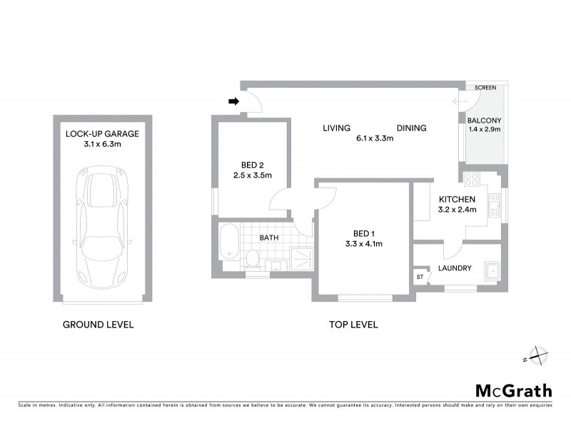 26/55 Kingsway, Cronulla NSW 2230 Floorplan