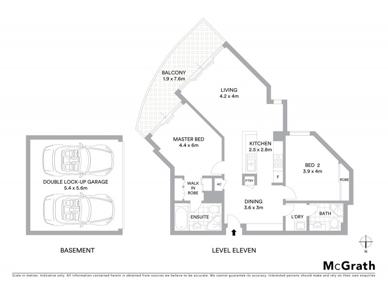 1104/1 Abel Place, Cronulla NSW 2230 Floorplan