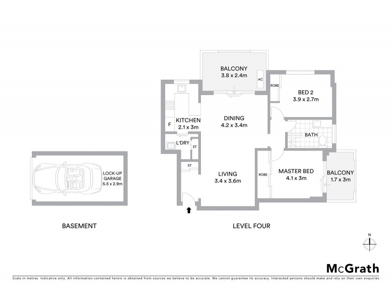 413/13 Gerrale Street, Cronulla NSW 2230 Floorplan