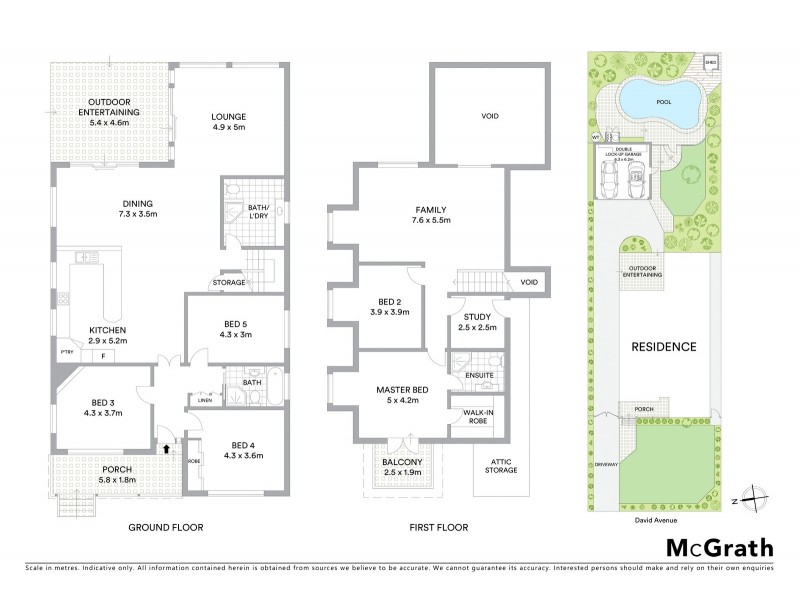 18 David Avenue, Caringbah South NSW 2229 Floorplan