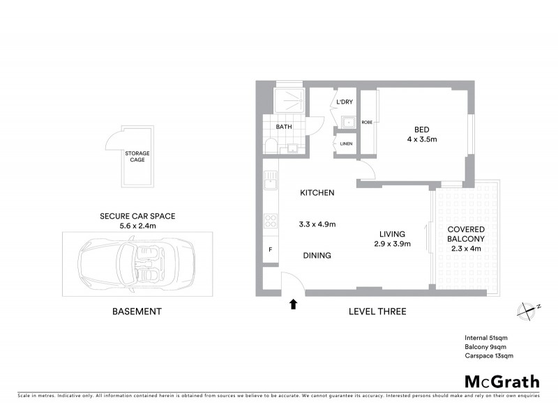 28/5 Lusty Street, Wolli Creek NSW 2205 Floorplan