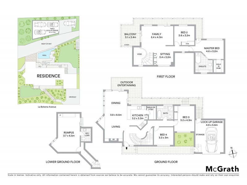 23 La Boheme Avenue, Caringbah South NSW 2229 Floorplan