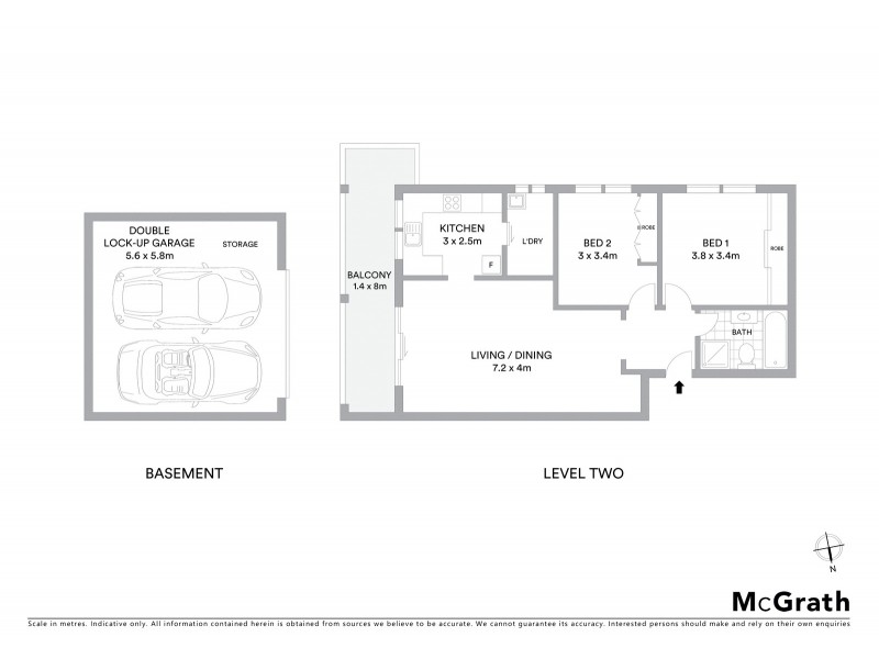 22/60 Seaview Street, Cronulla NSW 2230 Floorplan