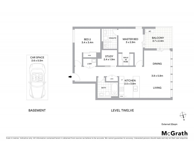 1205/1 Foreshore Boulevard, Woolooware NSW 2230 Floorplan