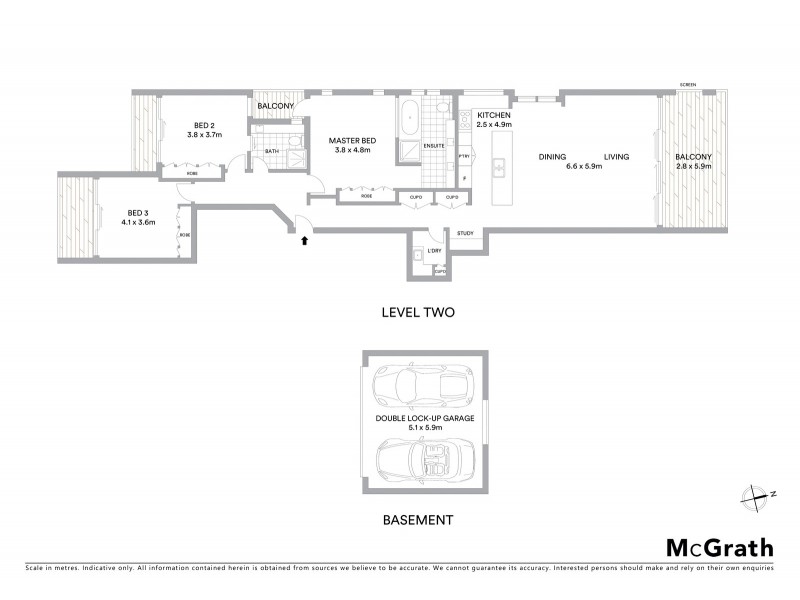 201/19 Richmount Street, Cronulla NSW 2230 Floorplan