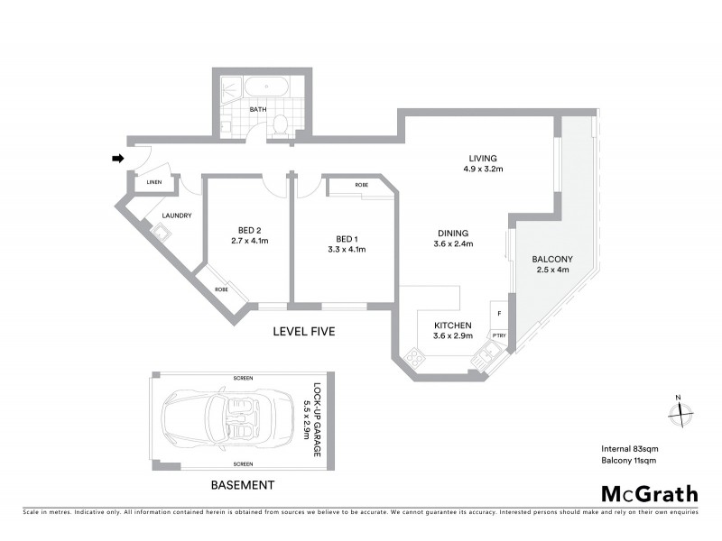 42/19 Central Road, Miranda NSW 2228 Floorplan