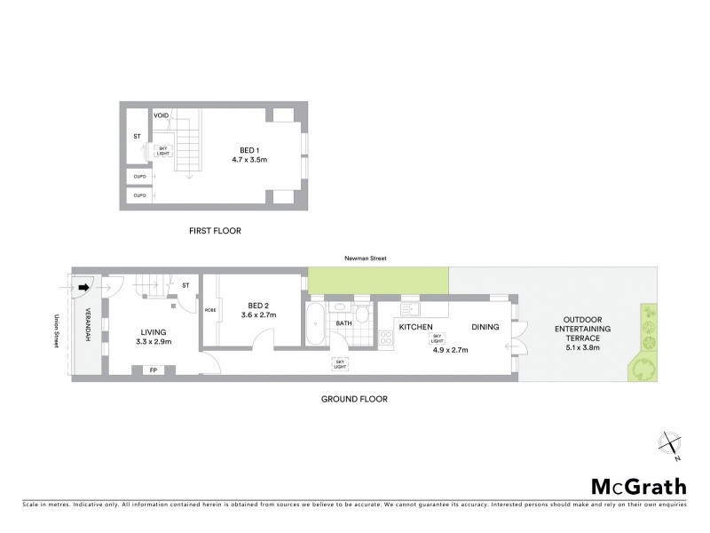 5 Union Street, Newtown NSW 2042 Floorplan
