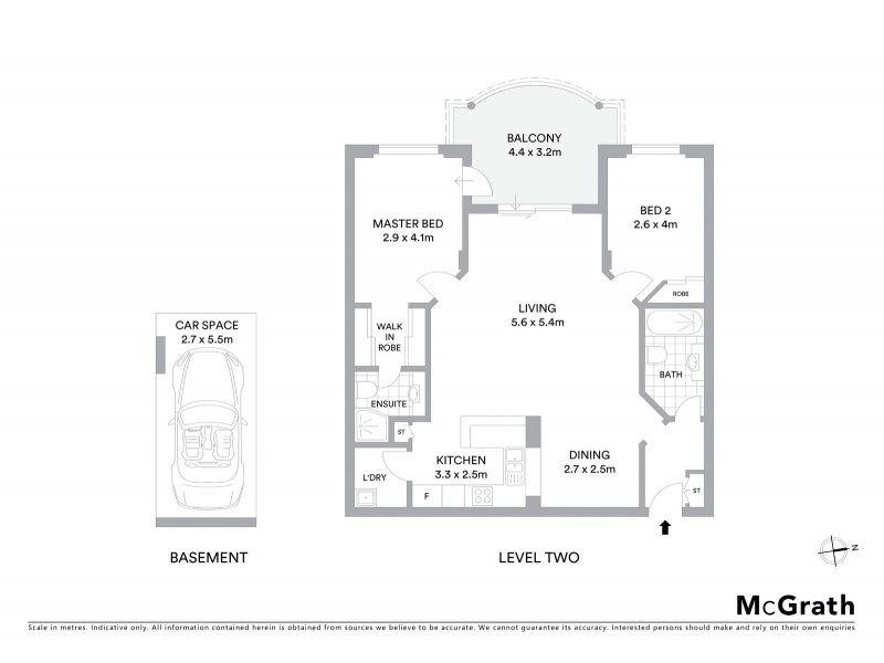 204/7 Gerrale Street, Cronulla NSW 2230 Floorplan