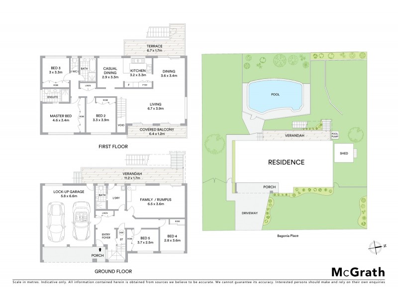 19 Begonia Place, Woolooware NSW 2230 Floorplan