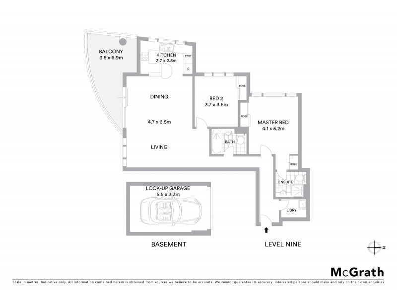 906/20 Gerrale Street, Cronulla NSW 2230 Floorplan