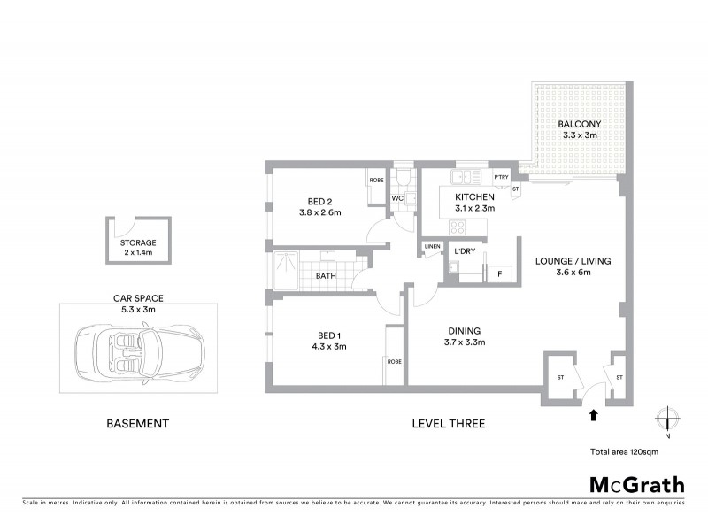 15/24 Parramatta Street, Cronulla NSW 2230 Floorplan