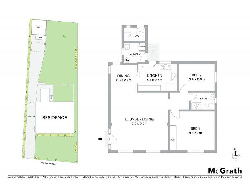 253 The Boulevarde, Miranda NSW 2228 Floorplan