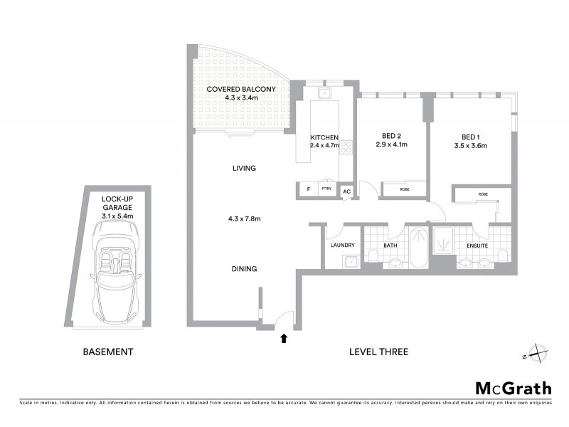 304/20 Gerrale Street, Cronulla NSW 2230 Floorplan