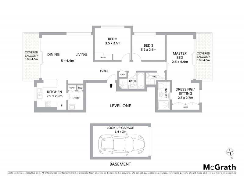 2/21 Burke Road, Cronulla NSW 2230 Floorplan