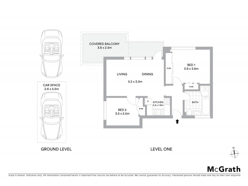 9/5A Trickett Road, Woolooware NSW 2230 Floorplan