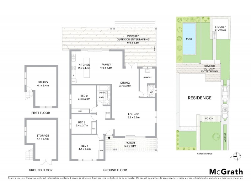 14 Kalkada Avenue, Gymea Bay NSW 2227 Floorplan