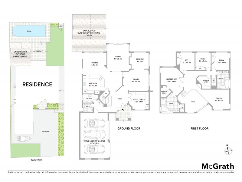 45 Raglan Road, Miranda NSW 2228 Floorplan