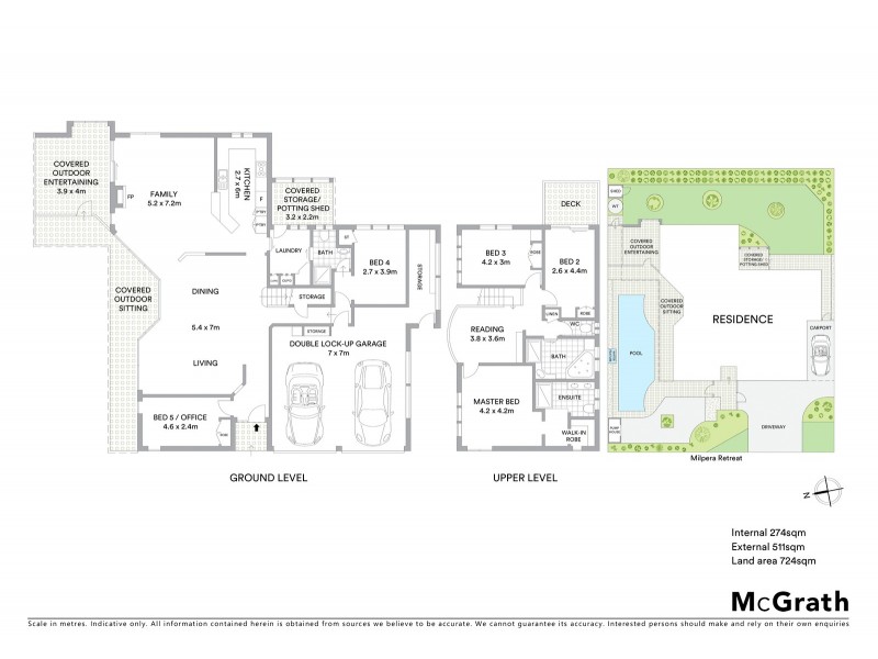 5 Milpera Retreat, Noosa Heads QLD 4567 Floorplan