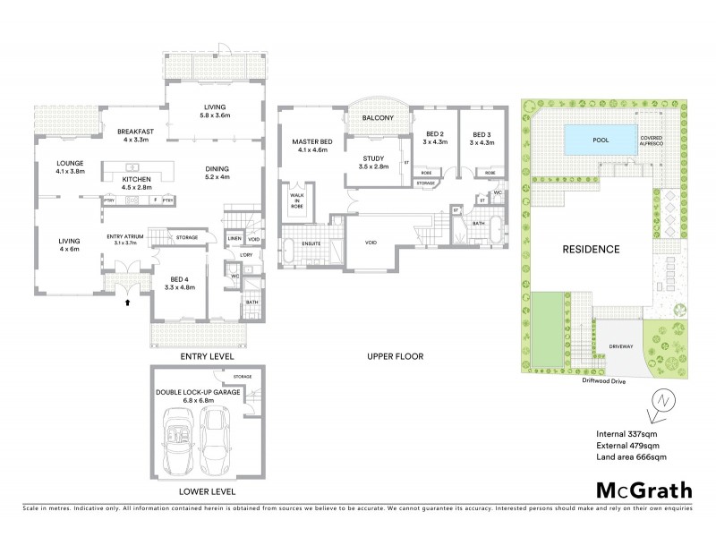 34 Driftwood Drive, Castaways Beach QLD 4567 Floorplan