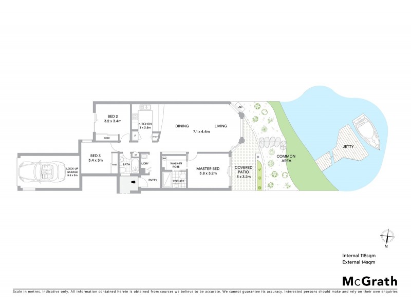 2/12 Hygieta Street, Noosaville QLD 4566 Floorplan