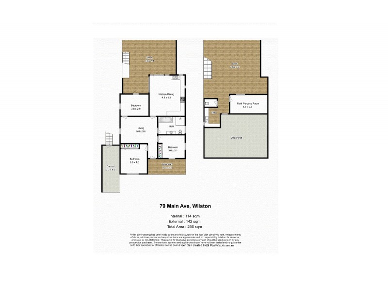79 Main Avenue, Wilston QLD 4051 Floorplan