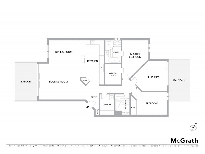 25/76 Thorn Street, Kangaroo Point QLD 4169 Floorplan