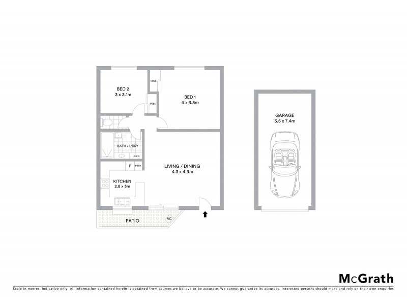 1/49 Wilton Terrace, Yeronga QLD 4104 Floorplan