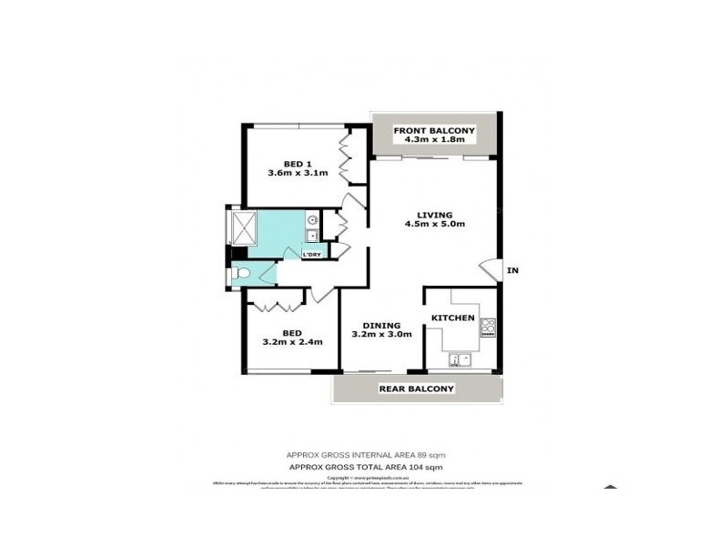 12/11 Shottery Street, Yeronga QLD 4104 Floorplan