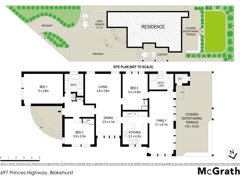 697 Princes Highway, Blakehurst NSW 2221 Floorplan