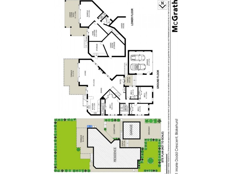 1 Marie Dodd Crescent, Blakehurst NSW 2221 Floorplan