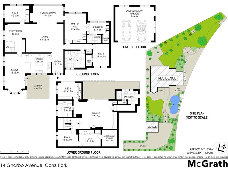 14 Gnarbo Avenue, Carss Park NSW 2221 Floorplan