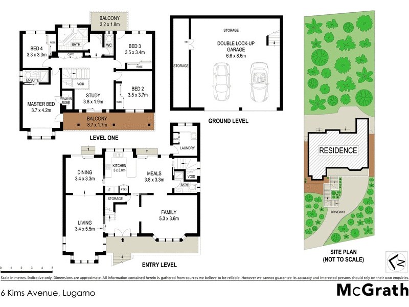 6 Kims Avenue, Lugarno NSW 2210 Floorplan