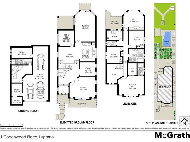 1 Coachwood Place, Lugarno NSW 2210 Floorplan