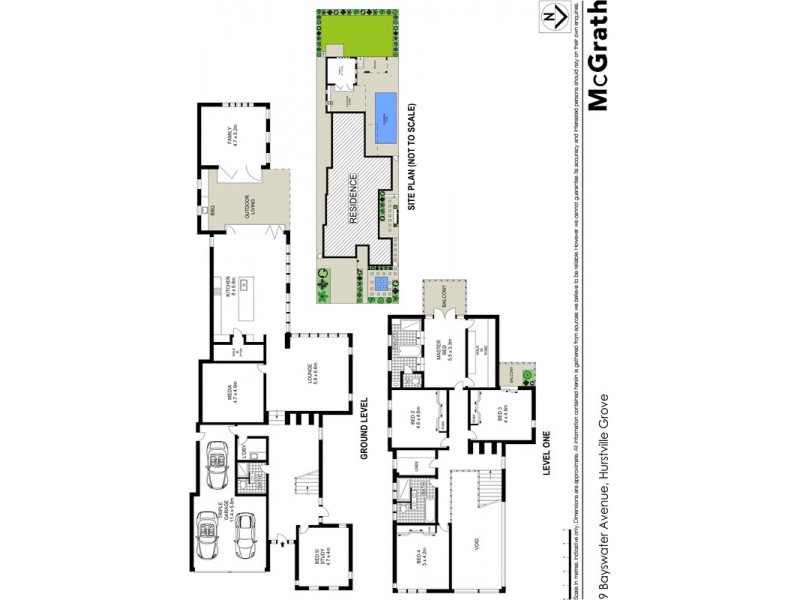 9 Bayswater Avenue, Hurstville Grove NSW 2220 Floorplan