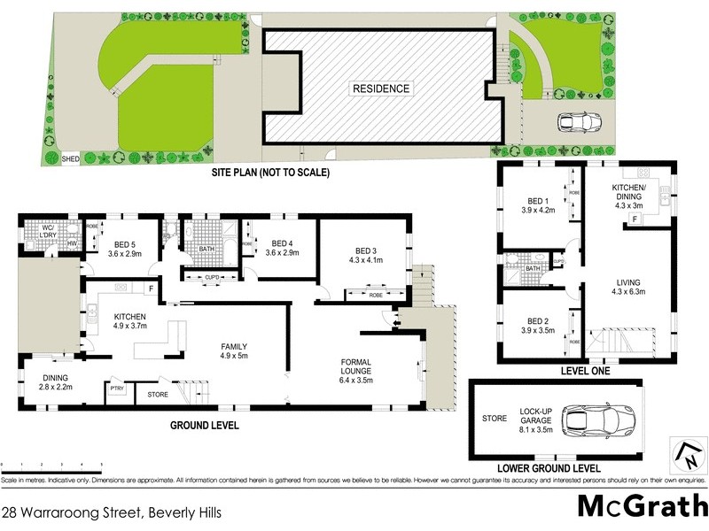 28 Warraroong Street, Beverly Hills NSW 2209 Floorplan
