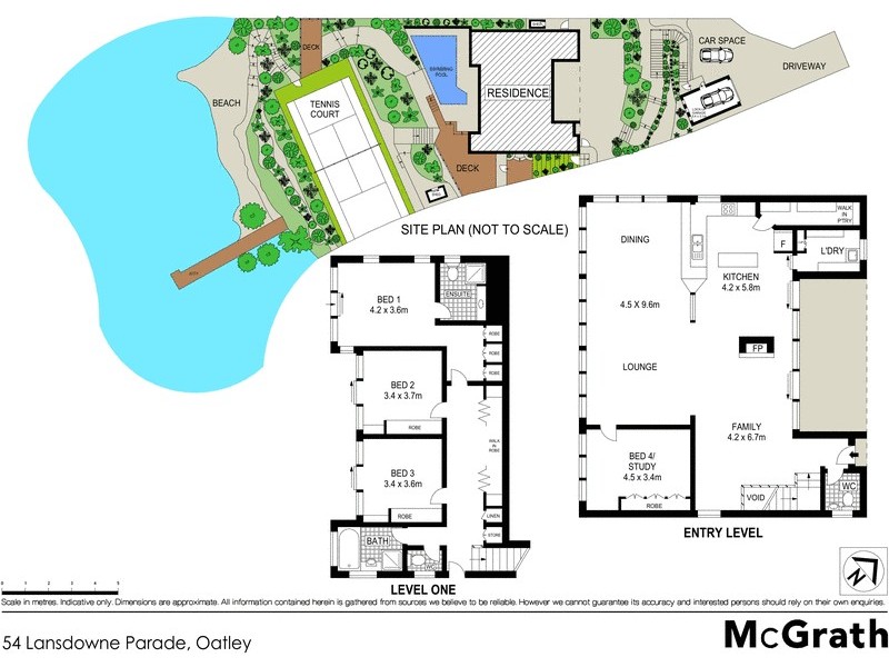54 Lansdowne Parade, Oatley NSW 2223 Floorplan