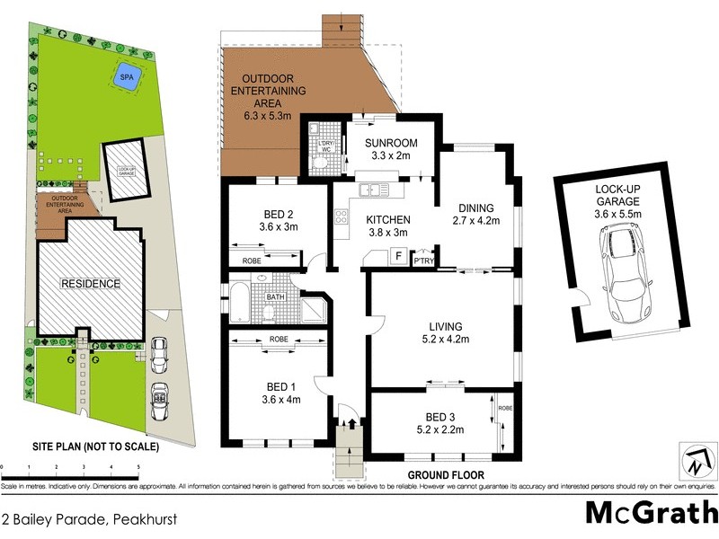 2 Bailey Parade, Peakhurst NSW 2210 Floorplan
