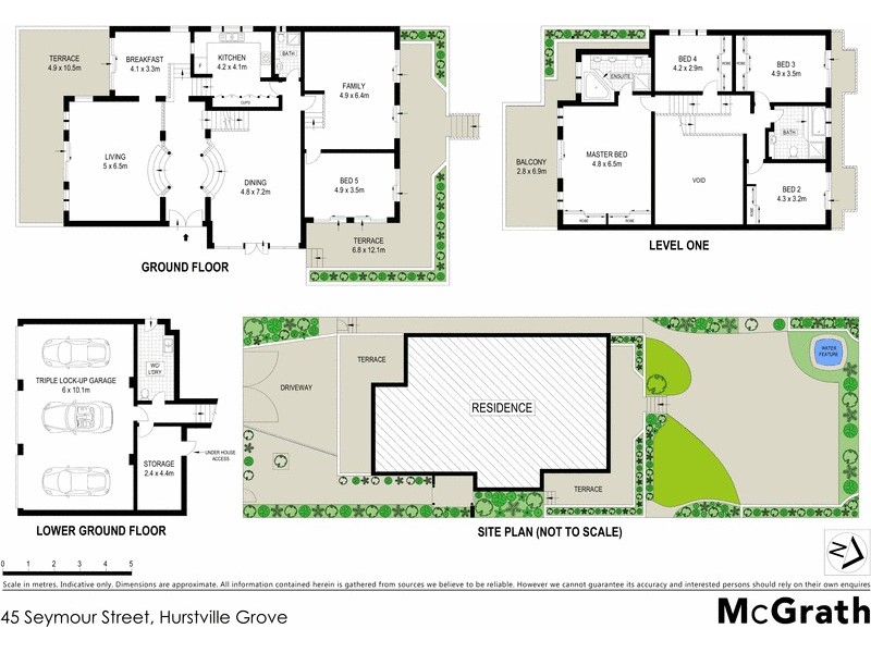 45 Seymour Street, Hurstville Grove NSW 2220 Floorplan