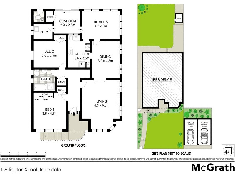 1 Arlington Street, Rockdale NSW 2216 Floorplan