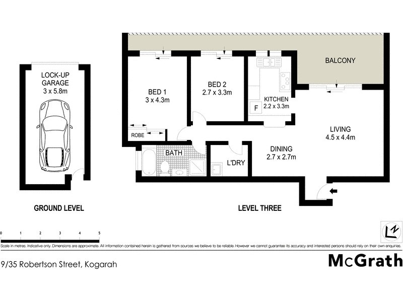 9/35 Robertson Street, Kogarah NSW 2217 Floorplan