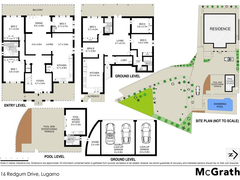 16 Redgum Drive, Lugarno NSW 2210 Floorplan