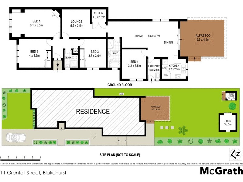 11 Grenfell Street, Blakehurst NSW 2221 Floorplan