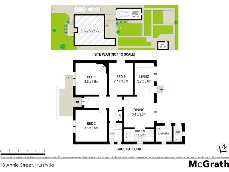 13 Annie Street, Hurstville NSW 2220 Floorplan