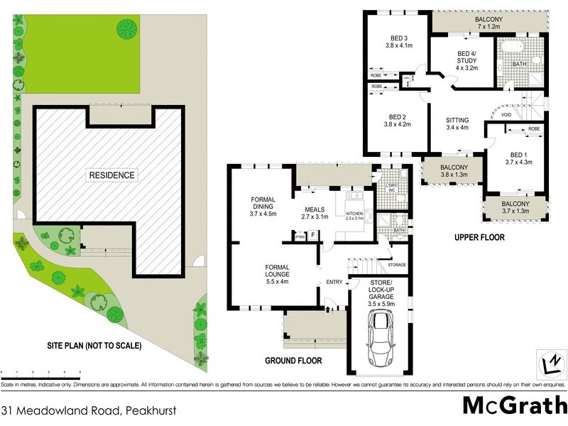 31 Meadowland Road, Peakhurst NSW 2210 Floorplan