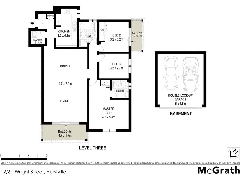 12/61 Wright Street, Hurstville NSW 2220 Floorplan